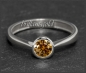 Preview: Brillant Ring 585 Gold, 0,54ct, rotorange & VS2